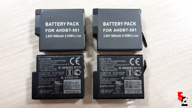 GoPro AABAT-001 vs AHDBT-501